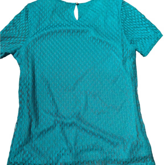 Christopher & Banks turquoise top - Picture 3 of 3